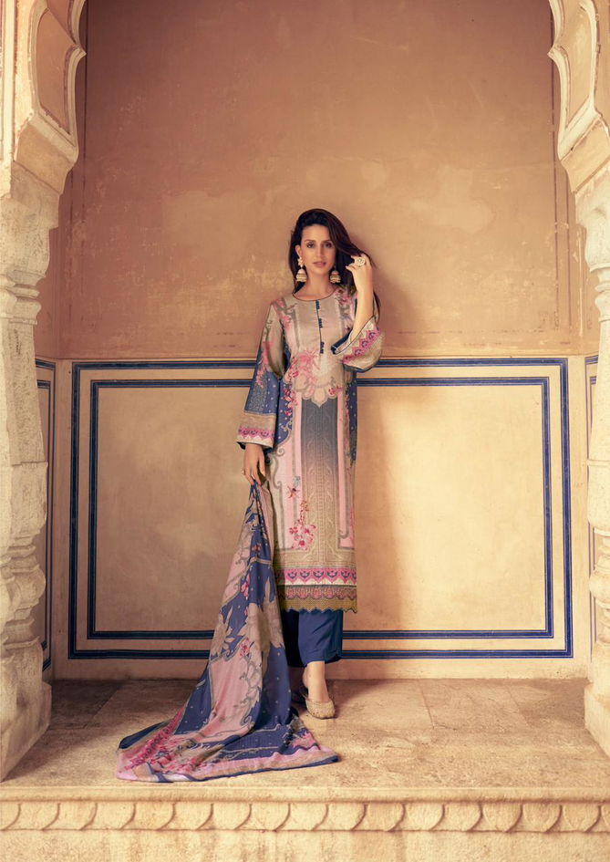 Mumtaz Jashn E Riwaaz Pashmina Viscose Printed Cotton Dress material 
